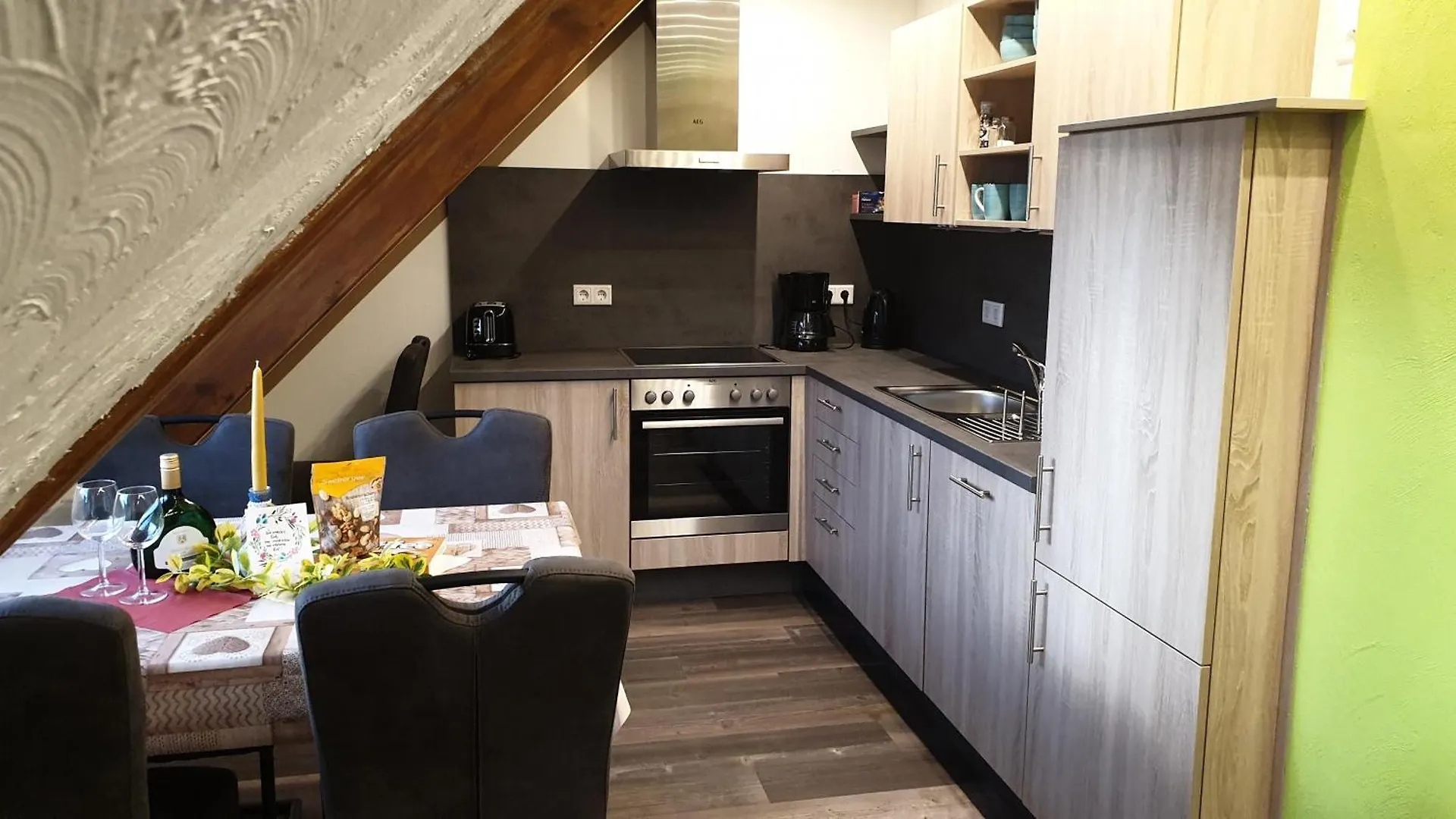 Ferienwohnung Himmelblick Burgoberbach Apartamento